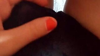 Curvy Mature Woman in Lingerie Slip and Fur Homemade Video