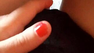 Curvy Mature Woman in Lingerie Slip and Fur Homemade Video