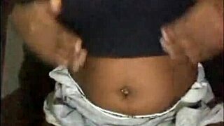 next door ebony milf flashes huge tits in shorts