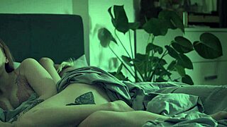 Redhead Stepmom Sneaks into Bed for Quick Doggy Fuck