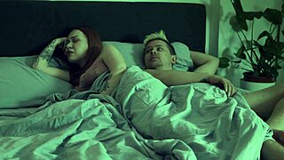 Redhead Stepmom Sneaks into Bed for Quick Doggy Fuck