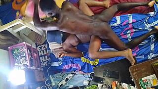 Mature Woman Riding Young Lover Like Bull In Rough Passion