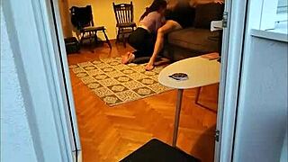 step mom spies on me sucking my husband off