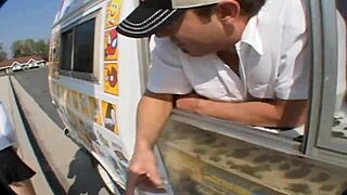 Lexi Belle banged doggystyle by ice cream man
