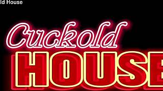 Wow, watch this wife moan with lover’s big cock while husband stares!