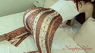 Stepmom Gets Stuck While Setting Up Bed