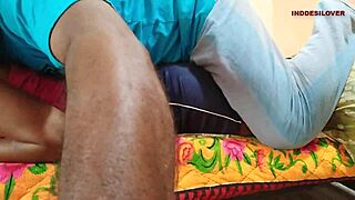 Indian bride teases husband with steamy homemade sex video.