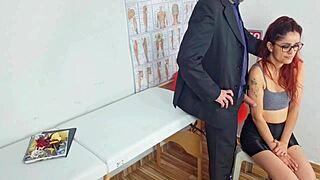 innocent girl visits psychologist for unexpected session.