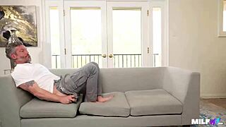 Latina in red thong gets tantric massage