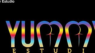 Sabrina Fit moans as three studs rim and fuck her ass hard