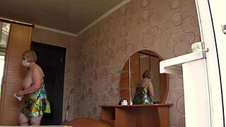 Neighbor Spies on Chubby Milf PAWG Through Open Window - What a Sight!