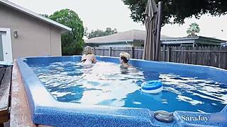 Lesbians Della Dane in steamy action