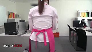 Chihiro Akino's Hardcore Blowjob In Office Blows Minds