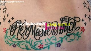 Kiwi milf sub slurps wine after master's messy spill.