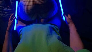 Catwoman Bends Over for Monster Cock in Depraved Night Sex with Cum on Natural Tits