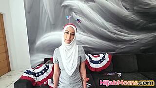 Arabic stepmom marks independence day with bold sex