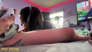 Watch my tiny latina girlfriend get assfucked by her boyfriend