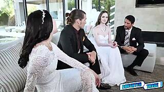 Stepdaughters taking mature cocks to gain wild group experience with hardcore action.