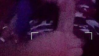 i stroke hubby's friend's big cock with my little feet