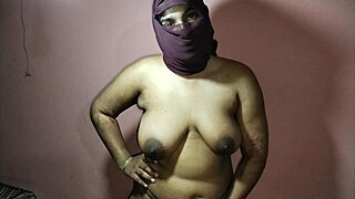 Stepmom Gives Stepson a Sensual Back Massage with Her Big Natural Tits on Display