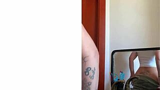 tattooed milf mistress makes the little foot boy worship and lick her feet