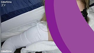 Petite tatted 18+ girl gets face covered in cum after quick blowjob. Young white beauty loves it!