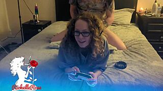Freeuse Gamer Girl Drilled and Creampied in Sequel