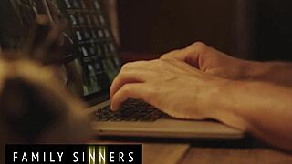 Family Sinners - Stunning Milf Pussy Pounded Hard by Stepson in Wild Ride