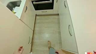 The stepmom asks for help to fuck her pussy and tight ass