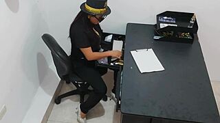 excited latina inserts anal plug, wishes subscribers intense sex