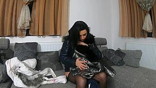 Milfycalla Masturbates in Fur Hooded Downjackets Episode 210 Preview