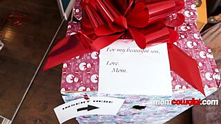 Christmas is all about stepmom turning into cowgirl for intense riding