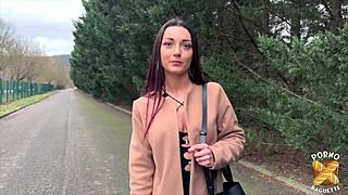 Angela Gets Fucked by Two Stallions in Stockings