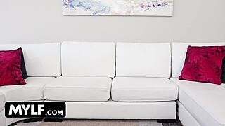 Hot amateur milf in her first time scene