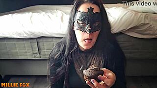 amateur milf eats cum thick cum glazed muffin cum on food millie fox