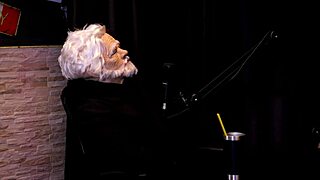 Belinha Baracho shows tits in sheer red outfit