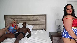 pawg superheroines lucky b dallas and teeteepawg fuck bbc.