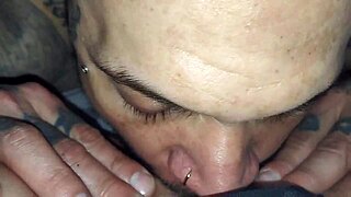 Wow, the neighbor sucked me so good! And I returned the favor with her toy!