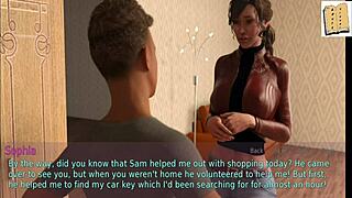 वाइफ और स्टीपमदर बिग टिट्स गेम में।