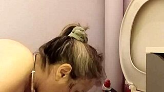 Toilet slave orgasm?