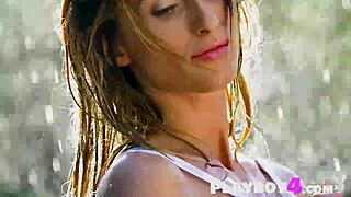 beautiful wet milf cara mell shows her perfect body in hot posing and striptease