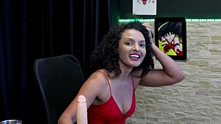 Subtle Blonde Brazilian Morena Shows Blowjob Skills After Denying Gang Bang Thoughts In Nerdy Casting Interview
