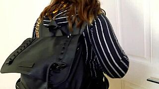 Cute Brunette Celeste Finger Fucks Her Twat And Gets Pussy Fucked Hard