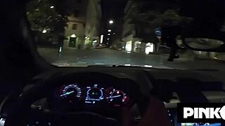 Amandha Fox's crazy night in Rome by car