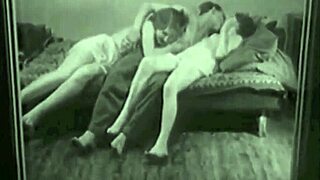 in my secret life, i discovered vintage granny fanny in a retro lesbian scene with hairy details