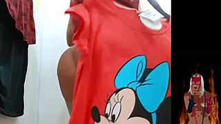 Hot Mature Wife Exposes Pussy And Ass In Store Changing Room For Voyeur Webcam!