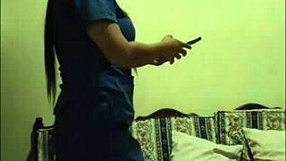 Why Does This Horny Stepmom Touch Her Big Pussy After Work To Ease Anxiety?
