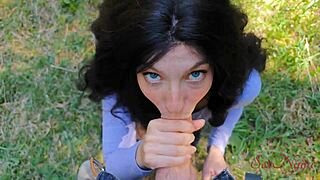 Lost influencer WILL SUCK MY DICK to get out of the woods!