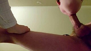 i throat his dick and let him cum in my pussy - close up