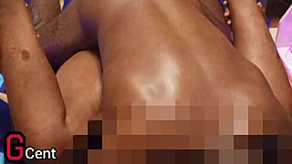 Hot Masseuse Rips Clothes for Tight Pussy Missionary Fuck with Big Black Cock